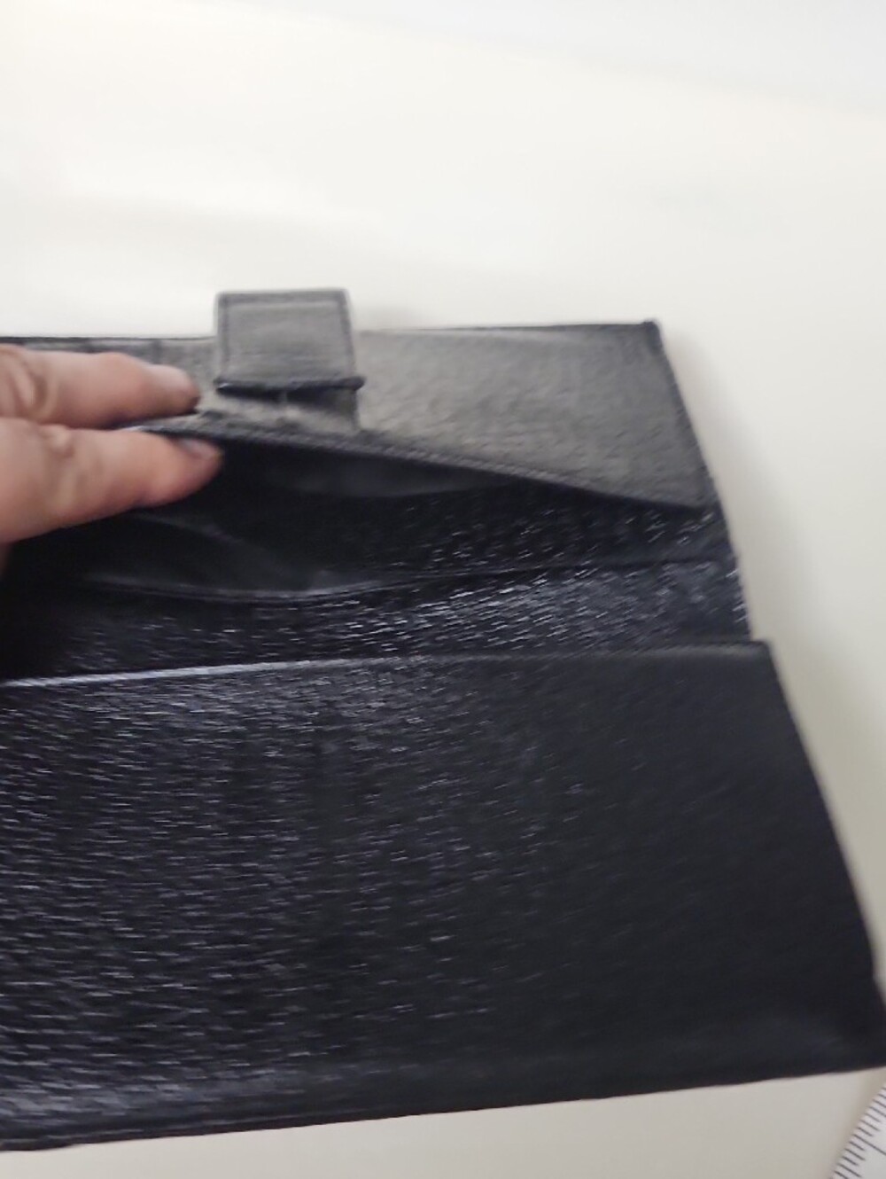 Gucci Black GG Monogram Continental Wallet with Metal Plaque - Picture 6 of 9